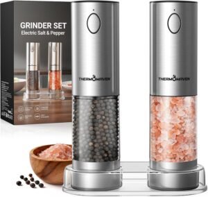 ThermoMaven Electric Salt & Pepper Grinder Set