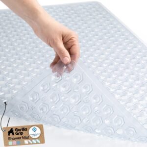 Gorilla Grip Patented Bath Tub Shower Mat (89×41 cm, Clear)