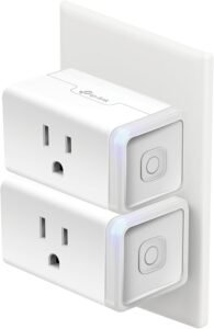 Kasa Smart Plug Miniby TP-Link (HS103P2) 15A WiFi Smart Outlets (2-Pack, White)