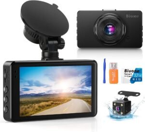Dash Cam Front and Rear Camera with 32G Card