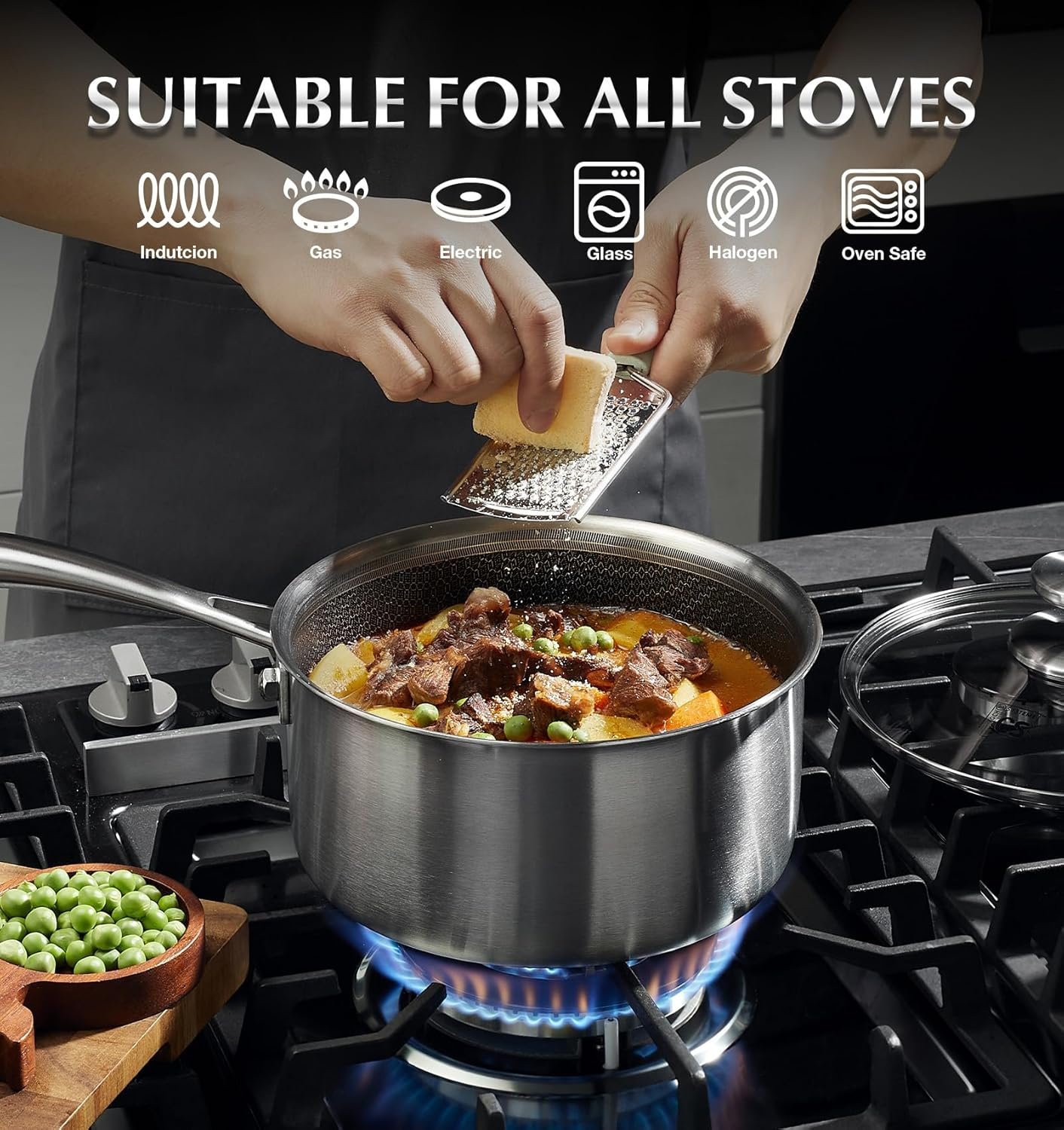 KOCH SYSTEME CS 3-Piece Hybrid Nonstick Pot Set
