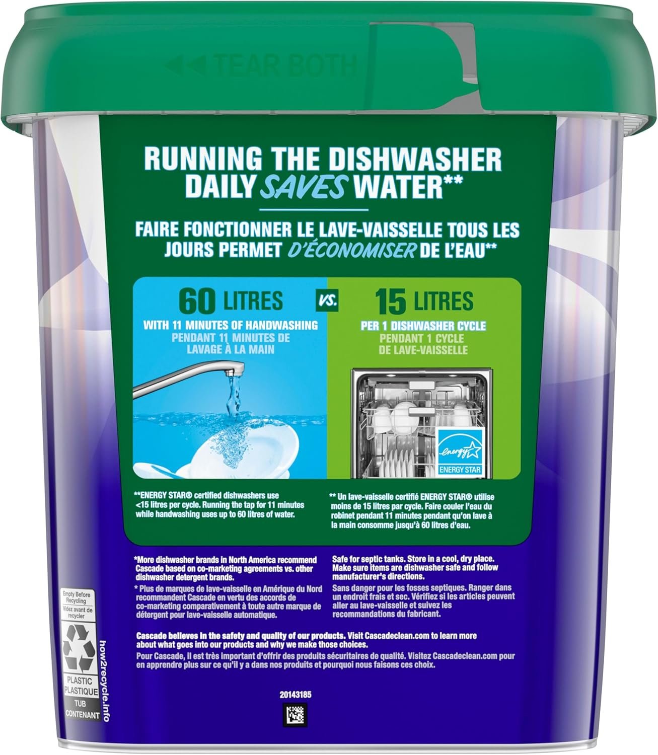Cascade Platinum Plus Dishwasher Pods (51 Count)