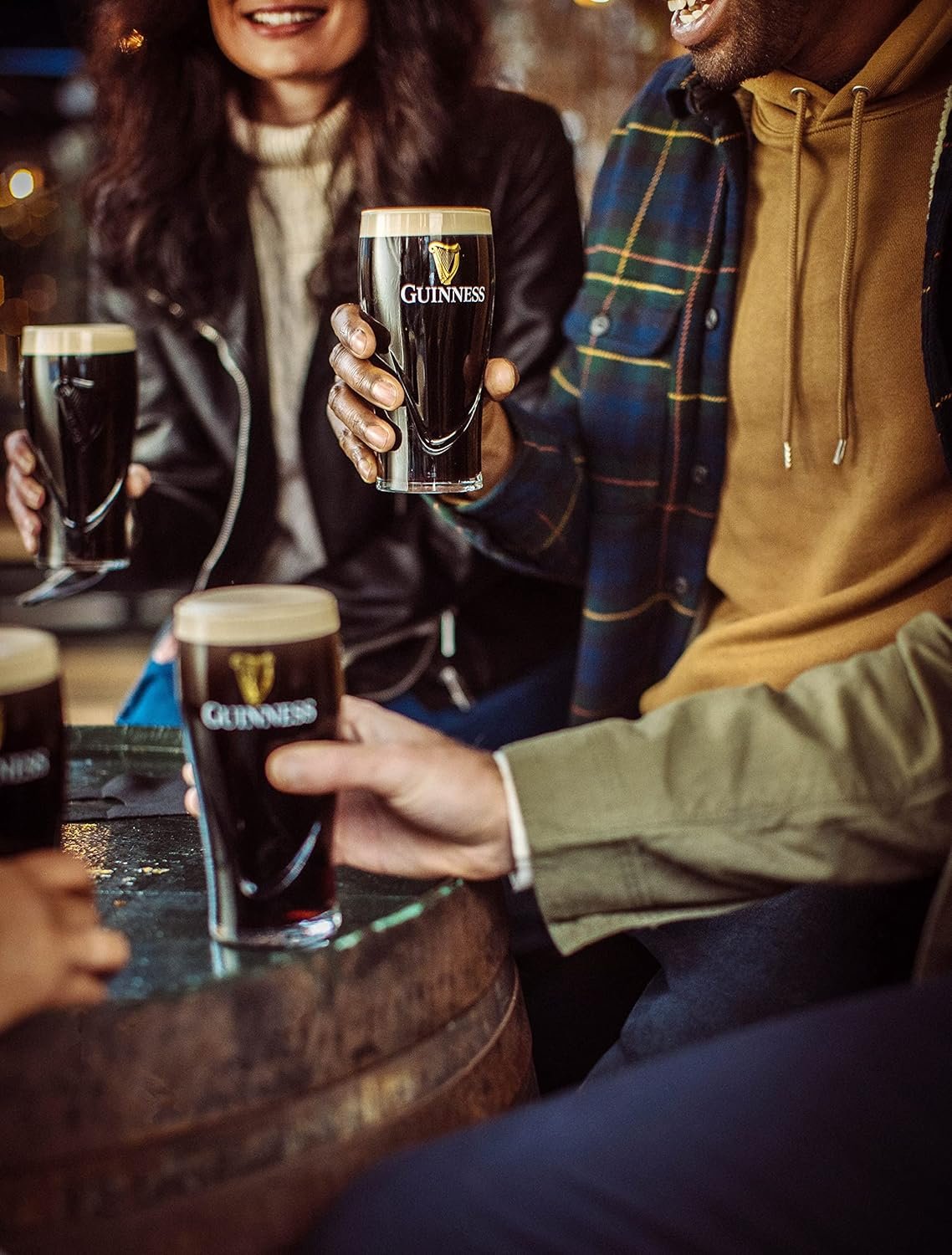 Guinness Gravity Official Beer Pint Glass (1-Pack, 20 oz)