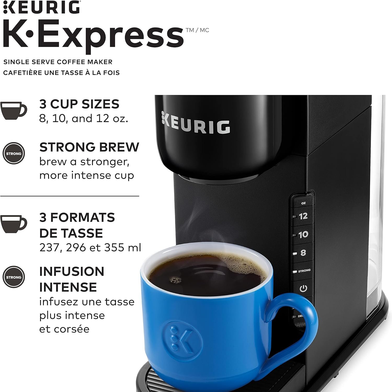 Keurig K-Express Single Serve K-Cup Pod Coffee Maker (Black)