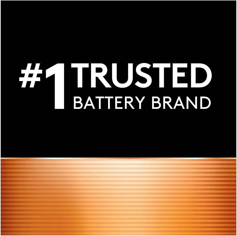 Duracell Coppertop 9V Battery, Alkaline 9V Batteries (4 Count)