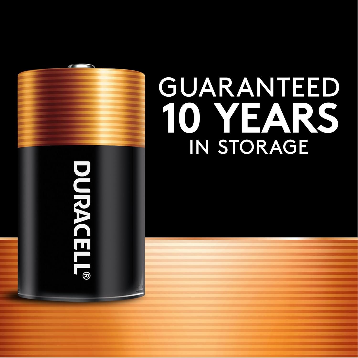 Duracell Coppertop D Batteries, Alkaline D Batteries (8 Count)