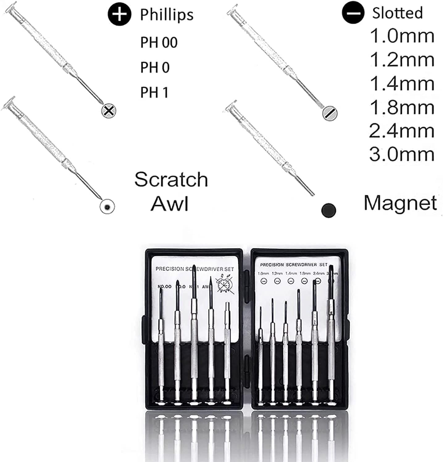 Precision Screwdriver Set – 11 Pcs Small Mini Screwdriver Repair Tool Kit