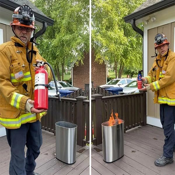 Prepared Hero Emergency Fire Spray Mini Fire Extinguishers (4-Pack, Non-Toxic & Biodegradable)