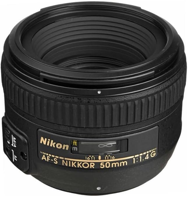 Nikon AF-S FX NIKKOR 50mm f/1.4G Lens for Nikon DSLR & Mirrorless Cameras