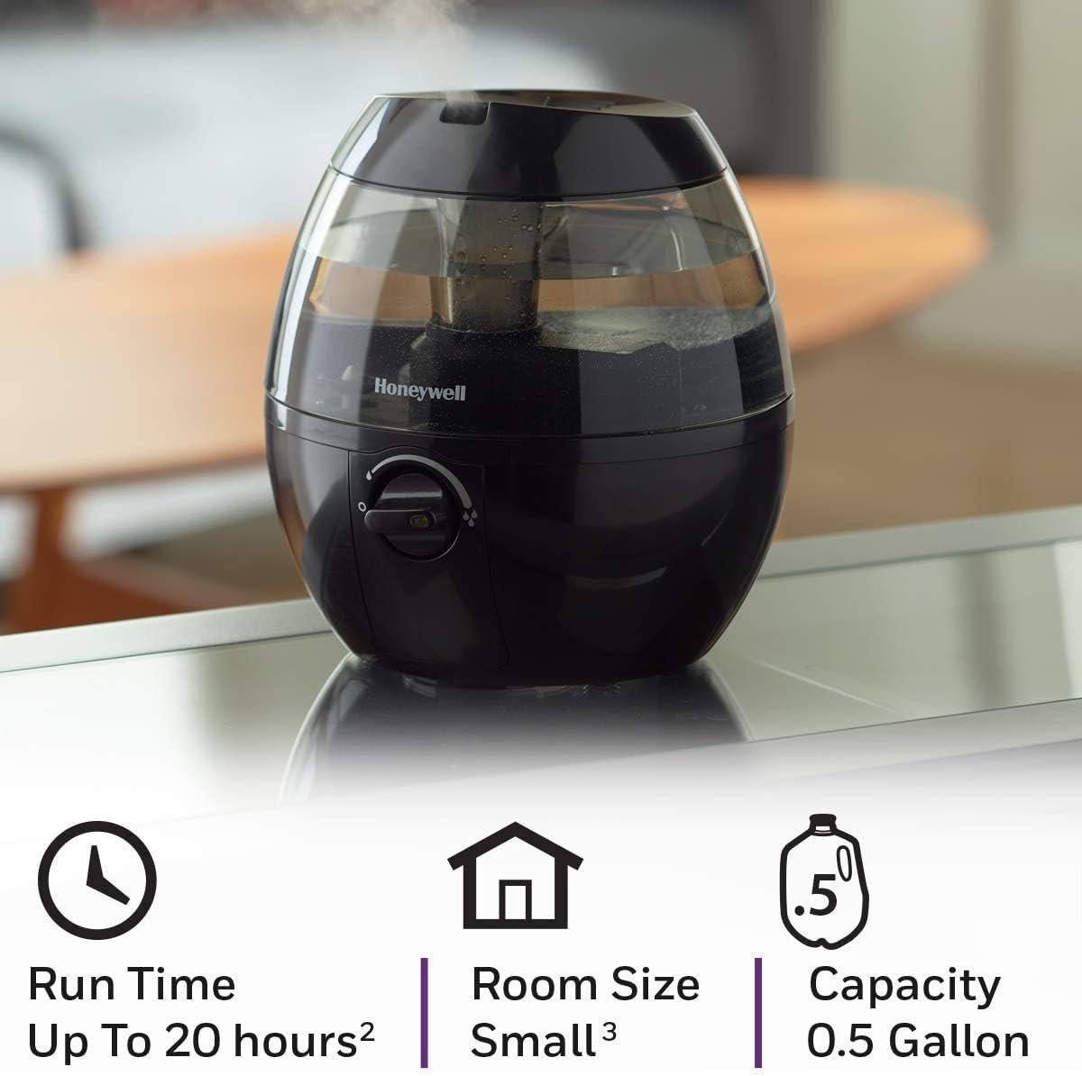 Honeywell HUL520BC MistMate Ultrasonic Cool Mist Humidifier (Black)