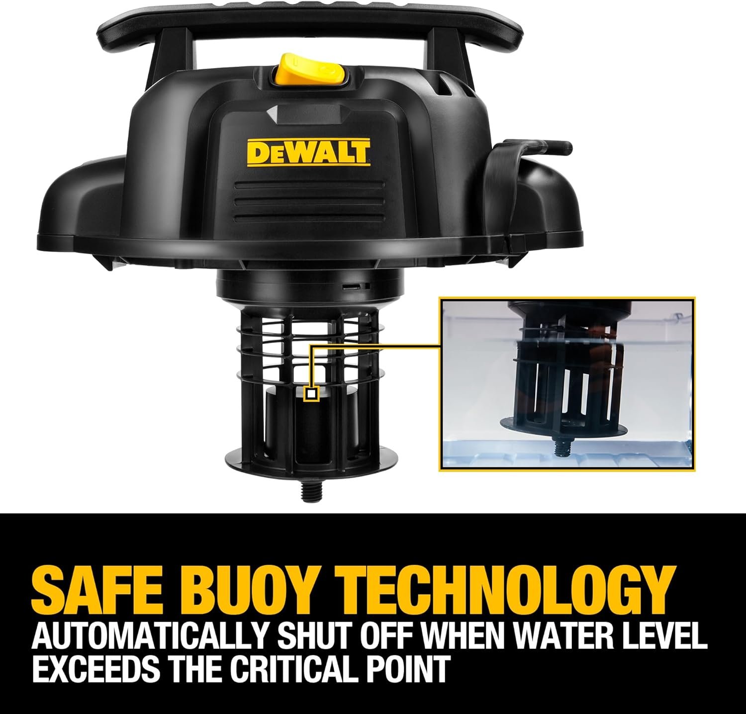 DEWALT DXV06P 6 Gallon 4 Peak HP Poly Wet/Dry Shop Vacuum with Blower Function