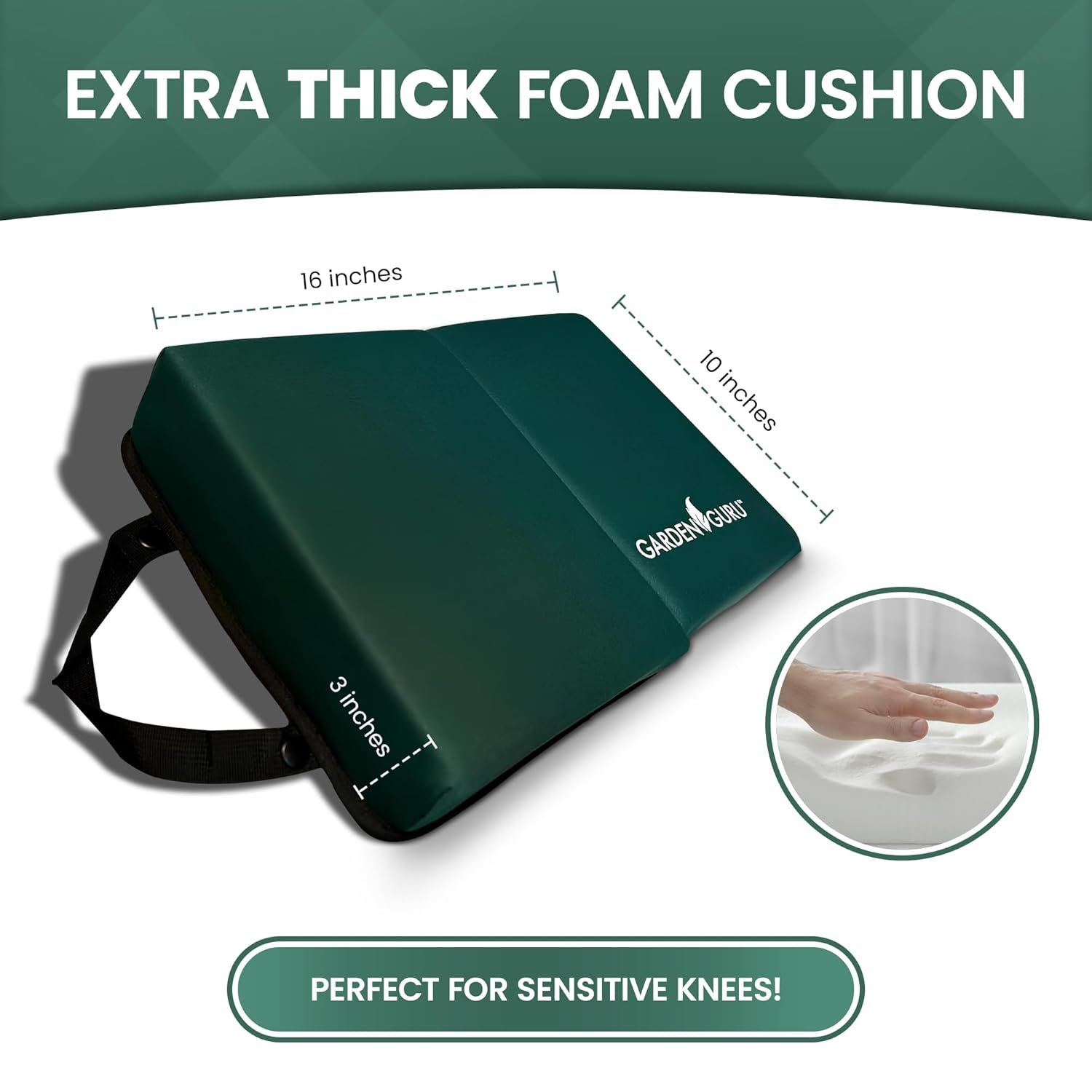 GARDEN GURU Extra Thick Gardening Kneeling Kneeler Pad – Ultra Soft Foam Cushion