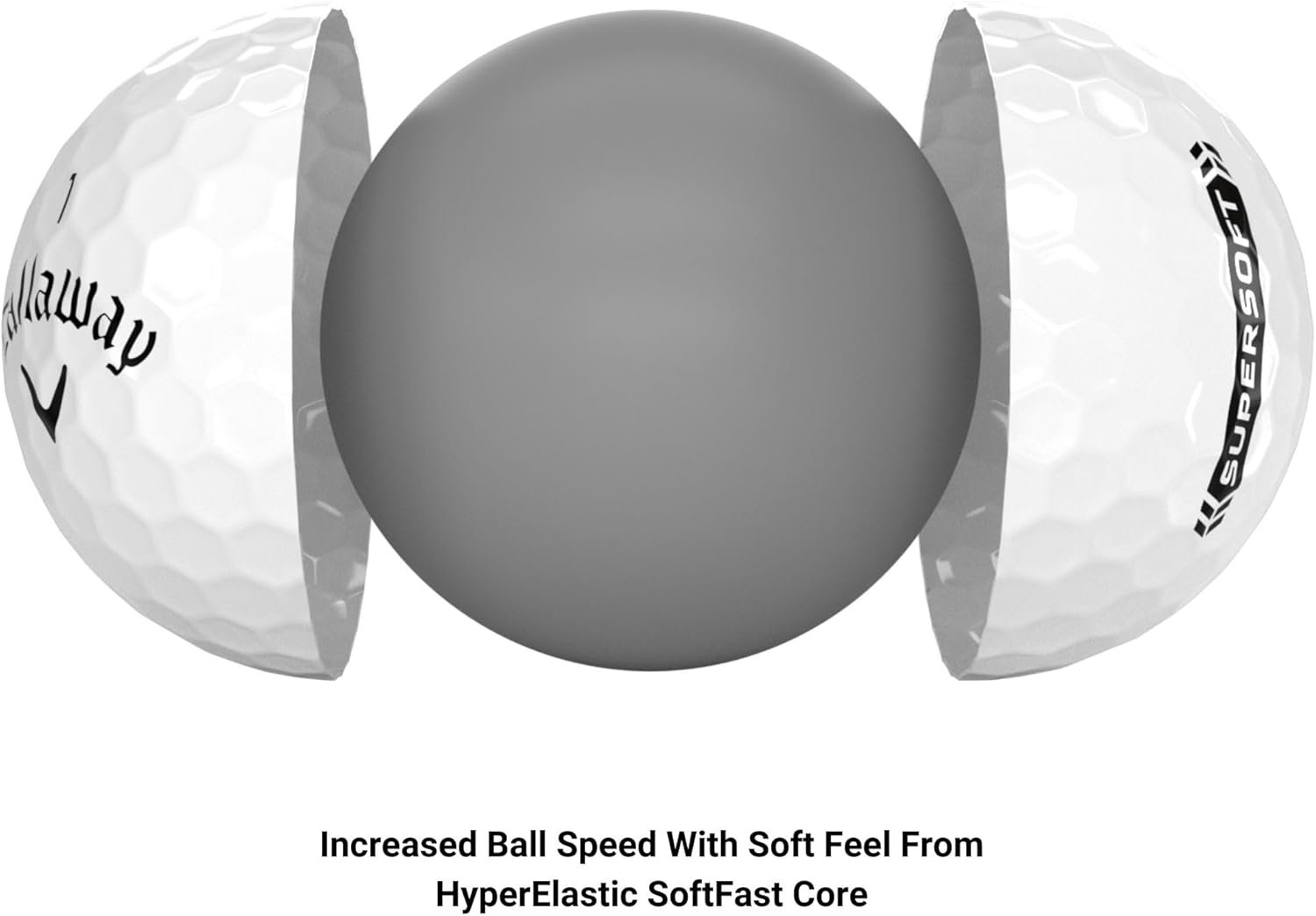 Callaway Golf Supersoft Golf Balls, White